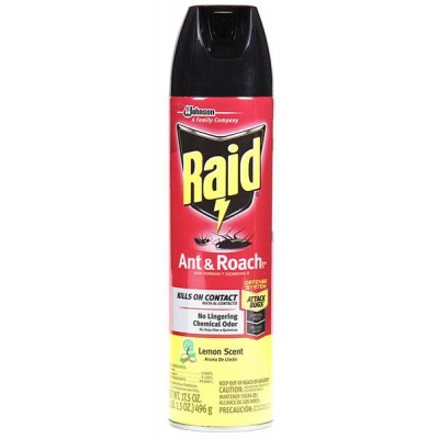 RAID ANT & ROACH KILLER LEMON SCENT 17.5 OZ 1CT